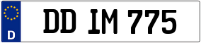 Truck License Plate